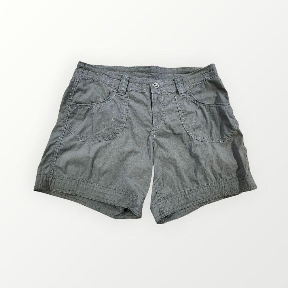 Kuhl Women's Gray  6"‎ Inseam Cotton Stretch Lightweight Shorts Size 8